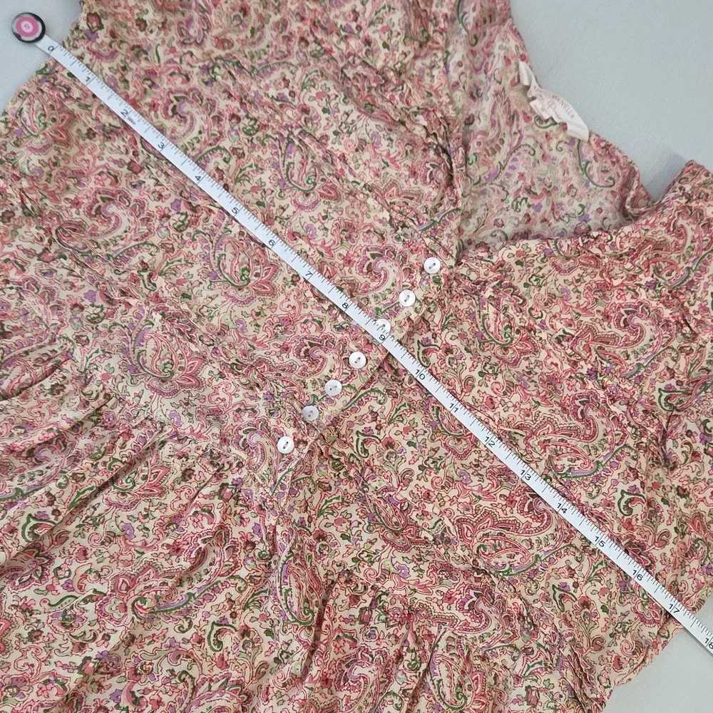 April Cornell For Modern Prairie Floral Paisley Midi Dress - Picture 9 of 12